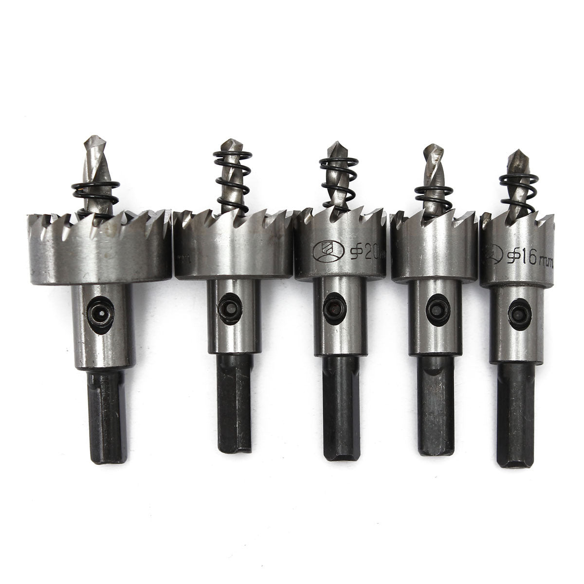 5-Piece HSS Drill Bit Set for Metal and Aluminum