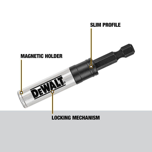 DeWalt DWA3HLDFT Impact Ready Locking Bit Holder 3 In